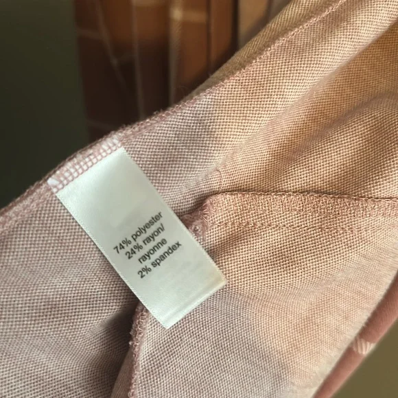 Maurices Pink Windowpane Blazer sweater cardigan top blouse shirt XS - Picture 5 of 9